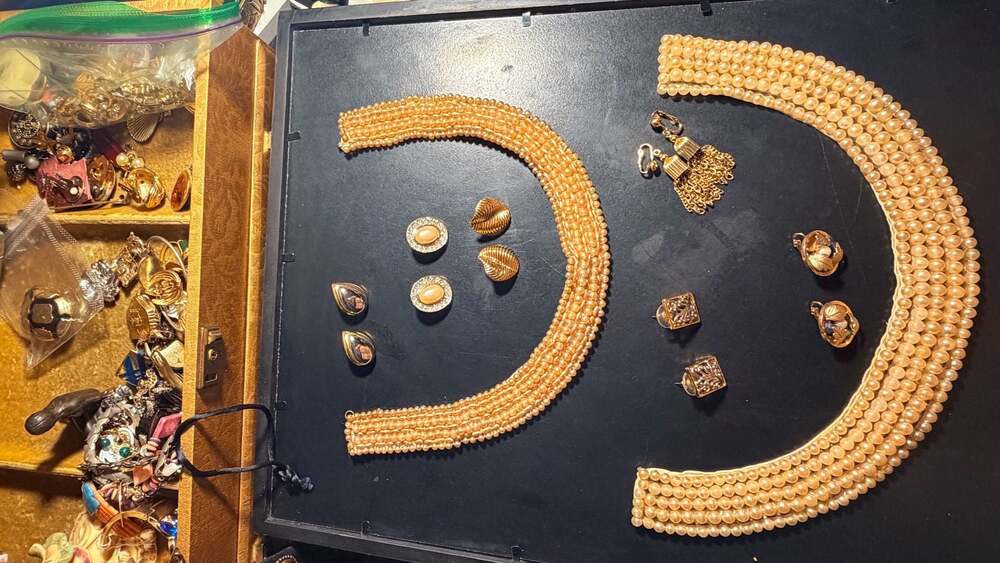 Vintage Baar & Beards Japanese Faux Pearl Collar Necklace & Others